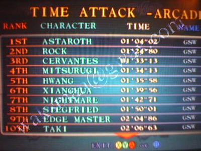 Proof of my mad Soul Calibur skillzors